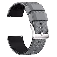 Ritche Silicone Watch Bands 18mm 20mm 22mm 24mm Quick Release Rubber Watch Bands for Men