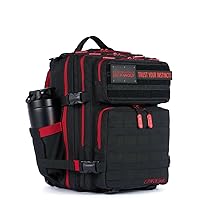 25 L BackPack (Red Wolf) Molle Bag, Backpack for Men and Women, Day Travel
