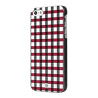 Stylish Boy Collection Clip on Case for iPhone 5/5S by Case Scenario - Red, White and Black Plaid