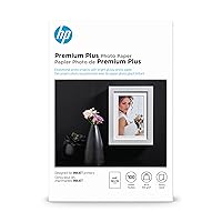HP Premium Plus Photo Paper, Glossy, 4x6 in, 100 sheets (CR668A)