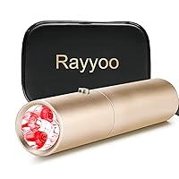 Rayyoo Red Light Therapy for Face and Body – 5 Wavelengths Handheld LED Therapy Device Red Near Infrared Blue 460nm 630nm 660nm 850nm 940nm for Pain Relief and Improve Face Skin