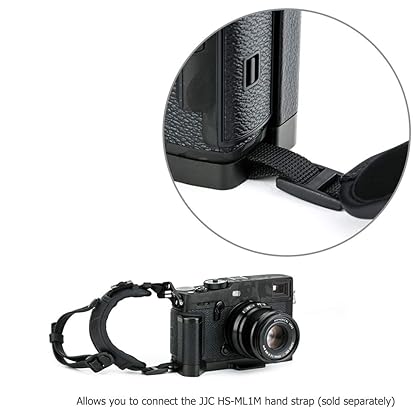 JJC Metal Hand Grip L Bracket for Fuji Fujifilm X-Pro3 X-Pro2 X-Pro1 Accessories Replace Fuji MHG-XPRO3 MHG-XPRO2 MHG-XPRO1 Adopts Arca Swiss Plate & Battery Opening & Speaker Hole & 1/4