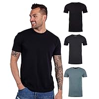 INTO THE AM Mens T Shirt - Short Sleeve Crew Neck Soft Fitted Tees S - 4XL Fresh Classic Tshirts