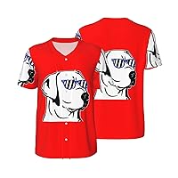 Labrador Wearing Glasses Men's Short-Sleeved Baseball T-Shirt, Classic Casual Short-Sleeved Sports Shirt Baseball Apparel