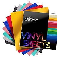 TECKWRAP Holographic Chrome Adhesive Craft Vinyl Precut Sheets 12