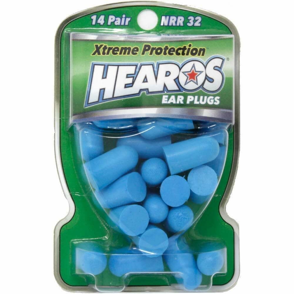 Hearos Xtreme Protection Series Ear Plugs Highest NRR,14 Pairs