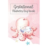 Gestational Diabetes Log Book: Diabetic Glucose Journal, Daily Blood Sugar Food Tracker, Pregnancy Meal Monitoring Notebook