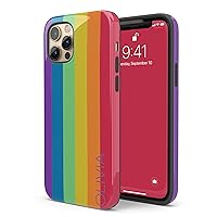 Custom Name LGBTQ Pride Rainbow Phone Case, Personalized Case, Designed ‎for iPhone 15 Plus, iPhone 14 Pro Max, iPhone 13 Mini, iPhone 12, 11, X/XS Max, ‎XR, 7/8‎
