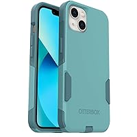 OtterBox iPhone 13 (Only) - Commuter Series Case - Riveting Way (Teal) - Slim & Tough - Pocket-Friendly - with Port Protection - Non-Retail Packaging