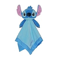 Disney Baby Lilo and Stitch 12 Inch Stitch Baby Lovey Security Blanket Snuggle Toy Stuffed Animal for Newborn Infants and Babies