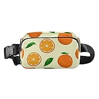Lemon Orange Belt Bag for Women Men Water Proof Waist Bags with Adjustable Shoulder Tear Resistant Fashion Waist Packs for Running
