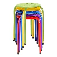 Norwood Commercial Furniture Stacking Stools for Kids and Adults, 17.75