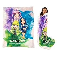 Franco Rainbow High Kids Bedding Super Soft Micro Raschel Throw, 46 in x 60 in, (Official Licensed Product)