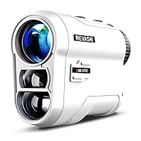 Golf Rangefinder with Slope and Pin Lock Vibration, External Slope Switch for Golf Tournament Legal, Rangefinders with Rechargeable Battery 600/1000YDS Laser Range Finder