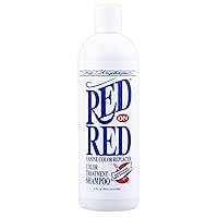 Chris Christensen Red on Red Color Treatment Dog Shampoo, Groom Like a Professional, Restore Red Pigment, Not a Dye, 16oz
