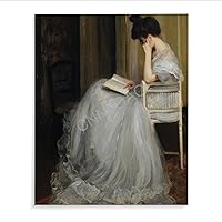 CNNLOAO Victorian Era Beautiful Elegant Lady Art Poster (11) Canvas Poster Wall Art Decor Print Picture Paintings for Living Room Bedroom Decoration Frame-style 8x10inch(20x25cm)