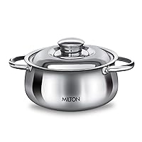 Milton Caesar Stainless Steel Casserole, 1 Litre/272mm, Silver