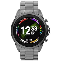 Fossil Generation 6 Touchscreen Smart Watch, Men's, black (smoke), Bracelet Type