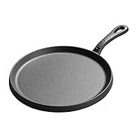 25cm Thickened Cast Iron Griddles Crepe Pan Omelet Pancake Griddles Home Non-stick Grill Pan Round BBQ Plate Single Handle