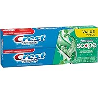 Complete Whitening plus Scope, Minty Fresh Striped, 6.2 Ounce (Pack of 2)