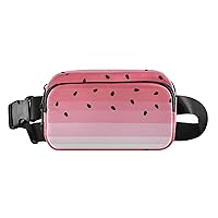 Watermelon Belt Bag for Women Men Water Proof Hip Bum Bag with Adjustable Shoulder Tear Resistant Fashion Waist Packs for Party