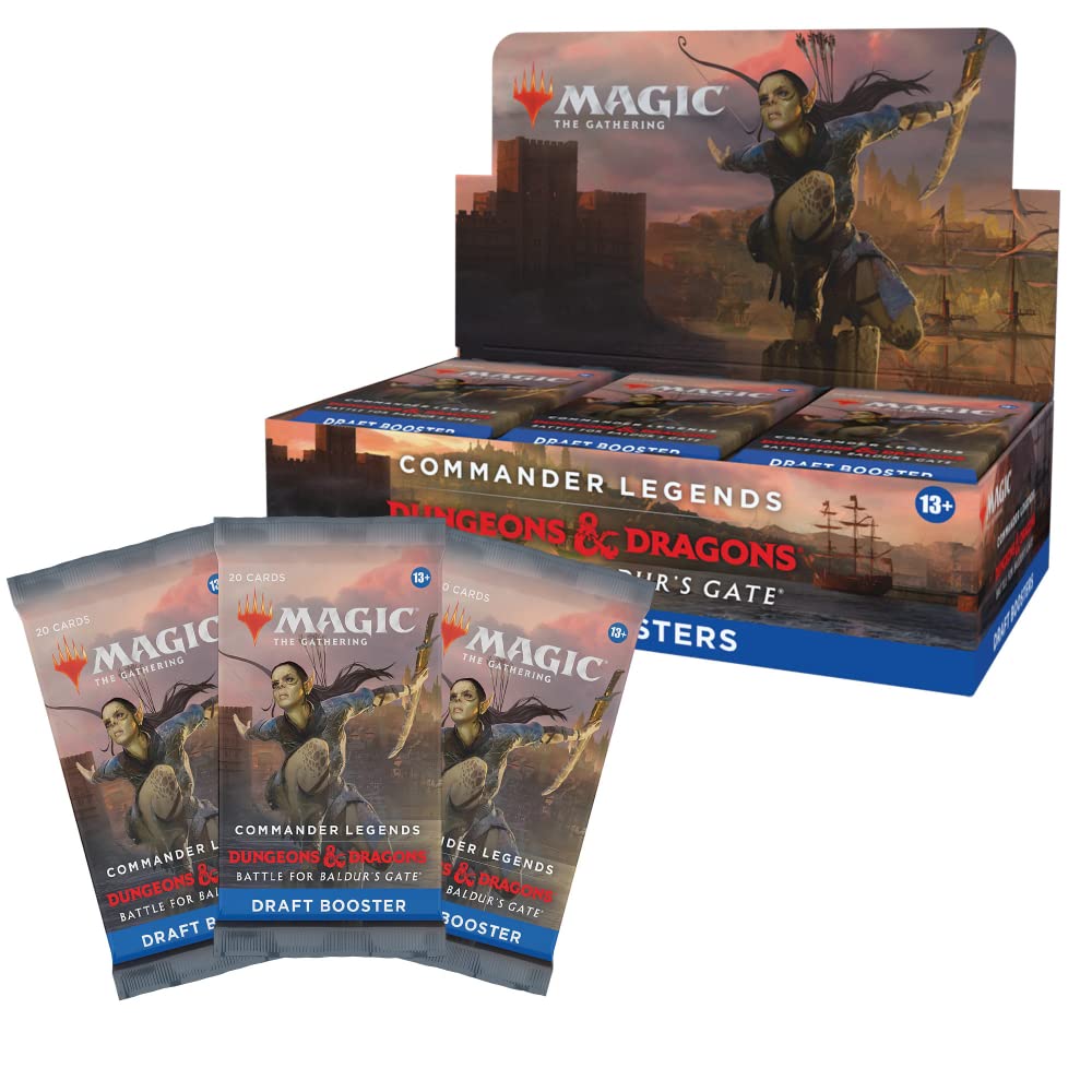 Magic: The Gathering Commander Legends: Battle for Baldur’s Gate Draft Booster Box | 24 Packs (480 Magic Cards)