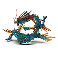 3D Metal Puzzles for Azure Dragon Model Kit DIY Punk 3D Puzzles Christmas Birthday Gifts for Kids Adults