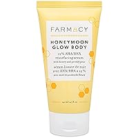 Farmacy Honeymoon Glow Body - AHA and BHA Body Serum with Hyaluronic Acid - Resurfacing Lactic Acid Body Lotion for Dry Skin