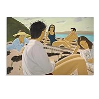 GURIDO Artist Alex Katz Painting Art Poster Simple Poster (6) Canvas Poster Wall Art Decor Print Picture Paintings for Living Room Bedroom Decoration Unframe-style 36x24inch(90x60cm)