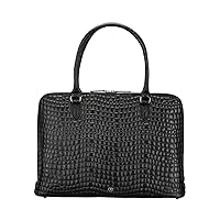 Maxwell Scott | Womens Quality Leather Briefcase Shoulder Bag Purse | The Fiorella Croco | Laptop Bag