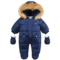 Baby Girl Winter Snowsuit Toddler Jacket Clothes For Boy Infant Jumpsuit Hoodied