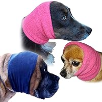 Happy Hoodie 3 Pack Bundle (Small, Large, XL) The Original Grooming & Force Drying Miracle Tool for Anxiety Relief & Calming Dogs, Pink & Blue