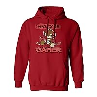 New Graphic Hardcore Gamer Novelty Tee Gamer Men's Hoodie Hooded Sweatshirt