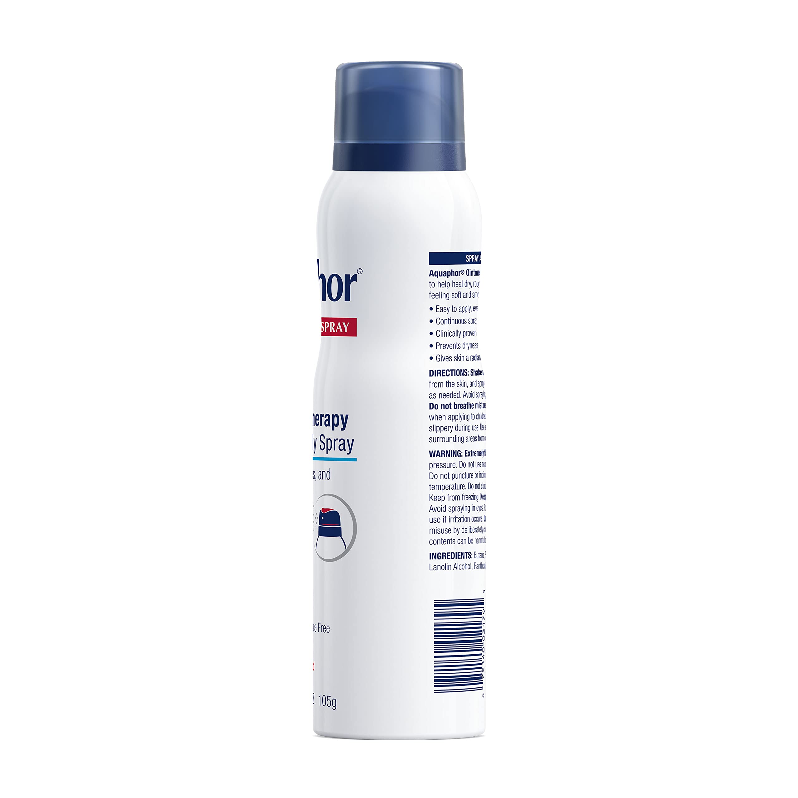 Aquaphor Ointment Body Spray - Moisturizes and Heals Dry, Rough Skin - 3.7 oz. Spray Can