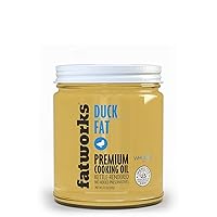Fatworks, Premium USDA Cage Free Duck Fat, Ultimate Cooking Oil for Gourmet Frying and Baking, WHOLE30 APPROVED, KETO, PALEO, 7.5 oz.