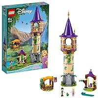 LEGO 43187 Disney Princess Rapunzel’s Tower Castle Playset with 2 Mini Dolls from Tangled Movie