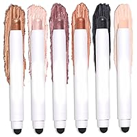 High eye shadow stick long -lasting cream pencil stick for makeup tool 6 pieces shadow