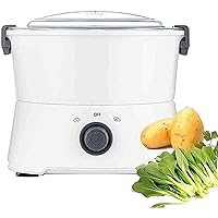 Electric Potato Peeler, Automatic Vegetable Dehydrator, Potato Peeling Machine, 1kg Capacity, Fast Spin Peeling Dehydrate, Time Saving, One Touch Operation, for Fruits Vegetables