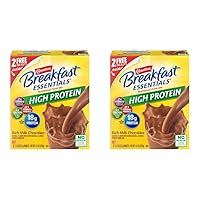Carnation Breakfast Essentials High Protein Powder Drink Mix, Rich Milk Chocolate, 1.31 Ounce (Pack of 20) (Packaging May Vary)