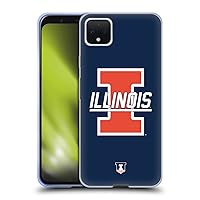 Head Case Designs Officially Licensed University of Illinois U of I Graphics 3 Soft Gel Case Compatible with Google Pixel 4 XL