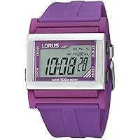 Lorus Digital R2335GX9, Purple, Strap