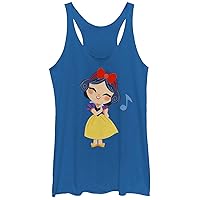 Fifth Sun Oh My Disney Princess Snow Music Women's Racerback Tank Top