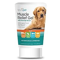 Muscle Rub Ointment for Dogs | Fast Pain Relief | Soothing Topical Anti-Inflammatory | 3 fl oz | Lemon Scent