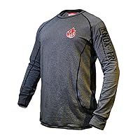 FR Shirts for Men & Women | Double Stitched Long Sleeve Crew Shirt | NFPA2112 Light Weight Fire Retardant Welding Shirt