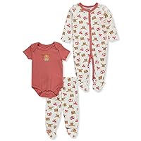 Dapper Dude Baby Boys' 3-Pack Layette Set