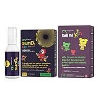 Bundle for Kids - Krill Oil Tasty Gummy Bears and SunD3 Vitamin D Spray