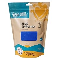 16oz Blue Spirulina Powder Made from Blue-Green Algae Extract - Superfood Plant, Rich Source of Protein, for Immune Support, Energy, Natural Food Coloring for Baking - 1lb Bag