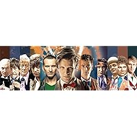 Doctor Who Doctors Collage TV Television Show Poster Print 12x36