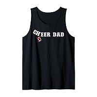 Mens Cheer Dad Cheerleading Dad Funny Cheerleader Father Tank Top