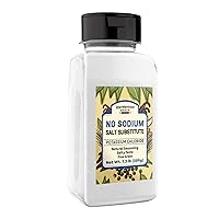 Unpretentious No Sodium Salt Substitute, 1.3 lb, Potassium Chloride, Salty Taste, Fine Grain